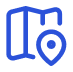 Icono azul de escudo con lista - representa guías de adaptación y recursos de bienvenida para estudiantes