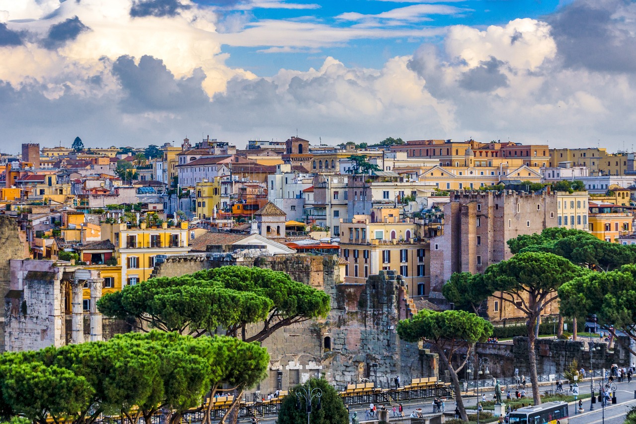 Monti neighborhood in Rome
