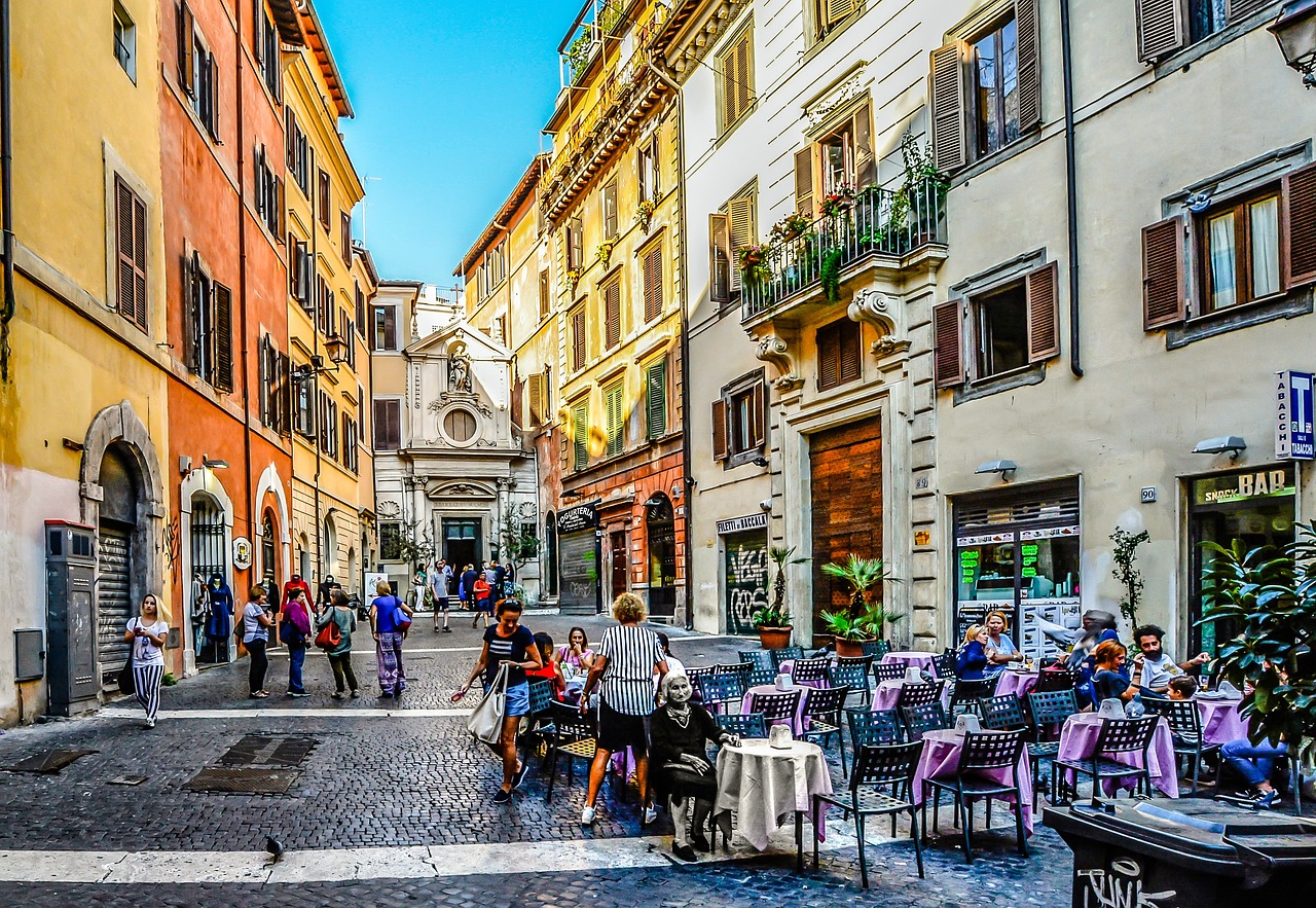 Parioli neighborhood in Rome