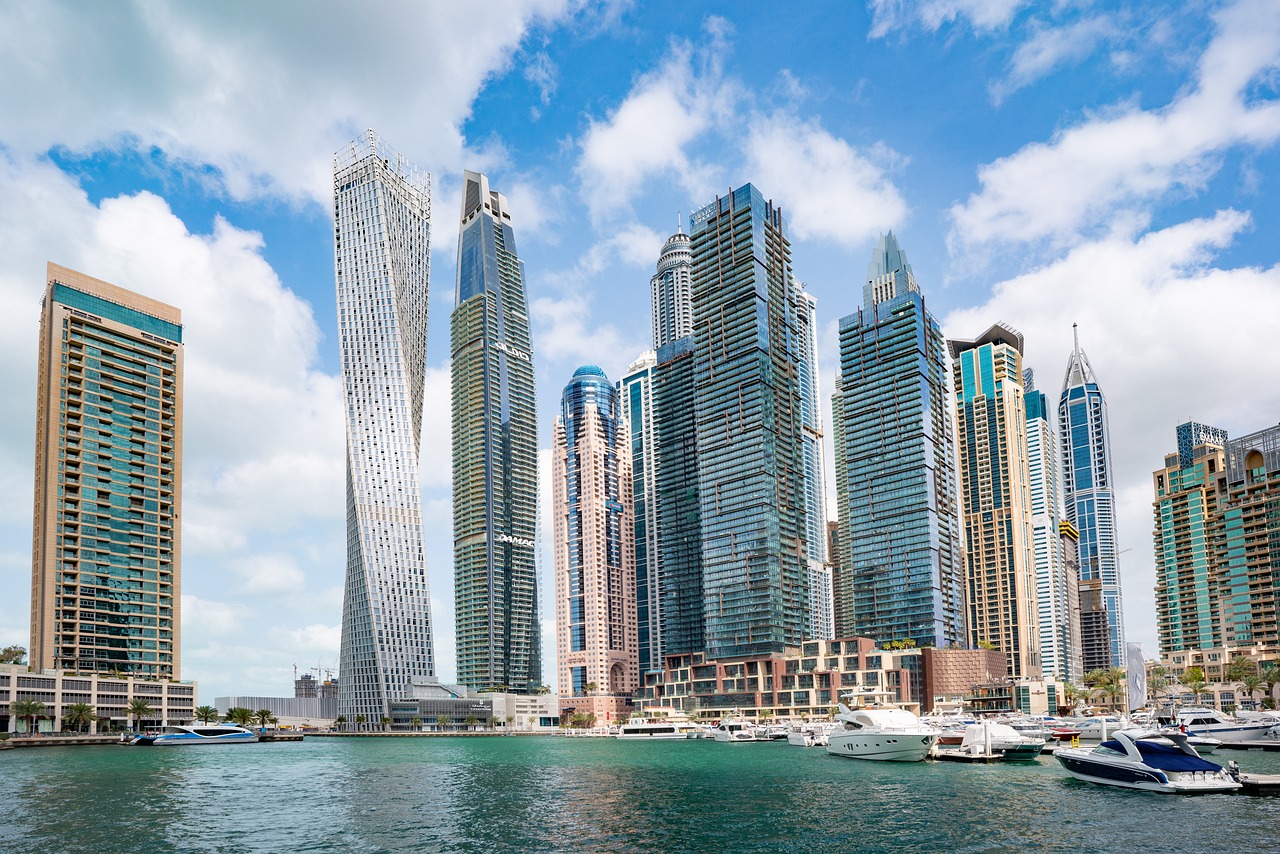 Dubai Marina neighborhood in Dubai