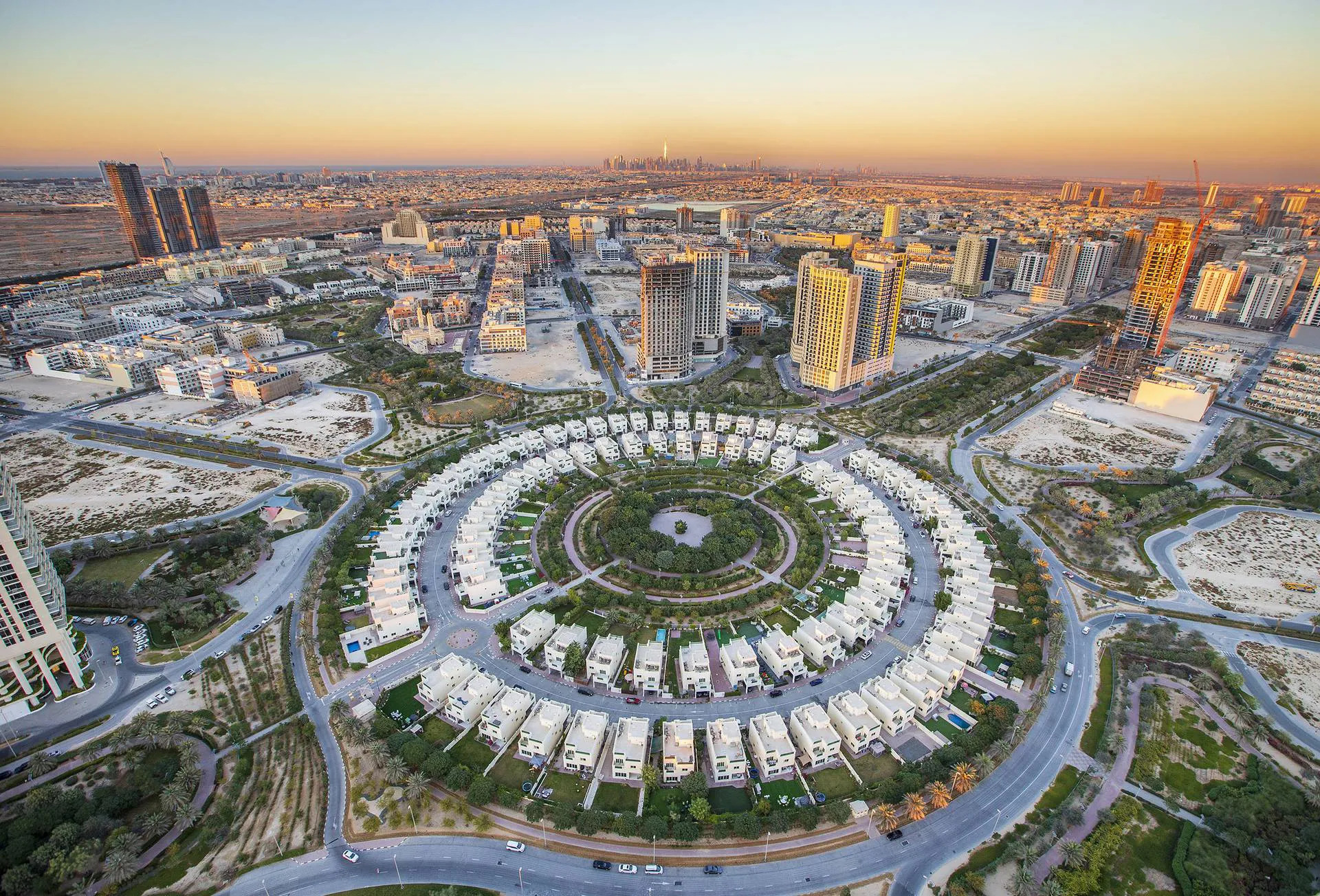 Jumeirah Village Circle neighborhood in Dubai
